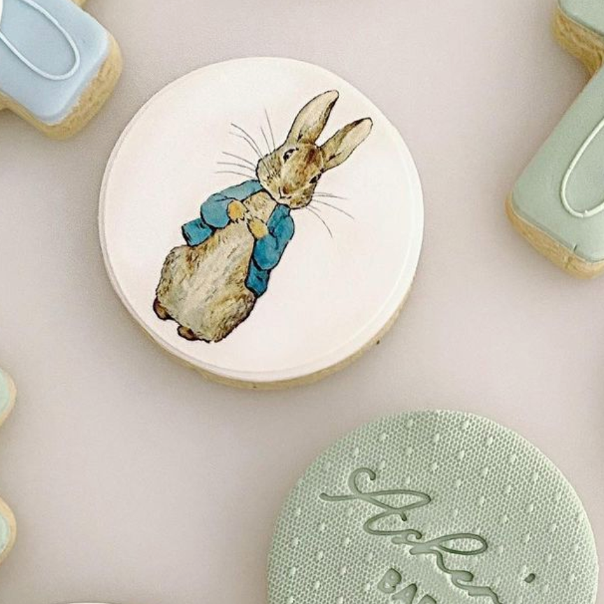 2.5" Cupcake Edible Icing Image - Peter Rabbit