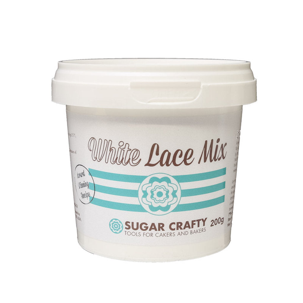 Sugar Crafty edible Cake Lace Mix White 200g