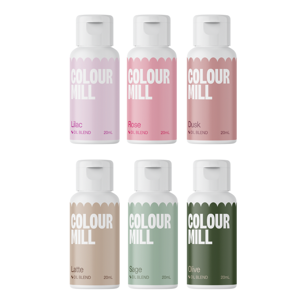 Colour Mill Oil Based Food Colouring 20ml 6 Pack - Botanical