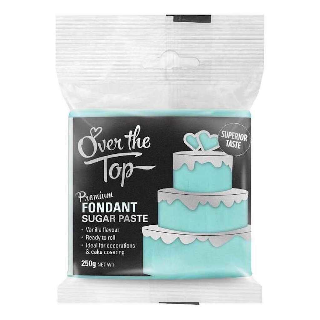 Over the Top Vanilla Flavoured Fondant 250g - Sky Blue