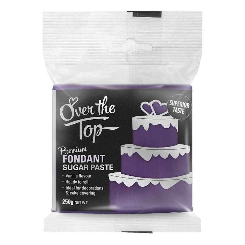 Over the Top Vanilla Flavoured Fondant 250g - Violet