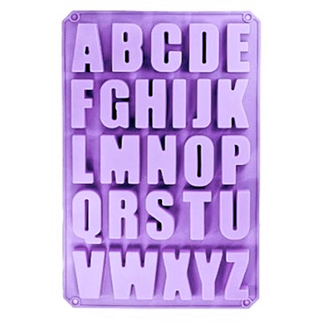 Capital letter alphabet silicone mould