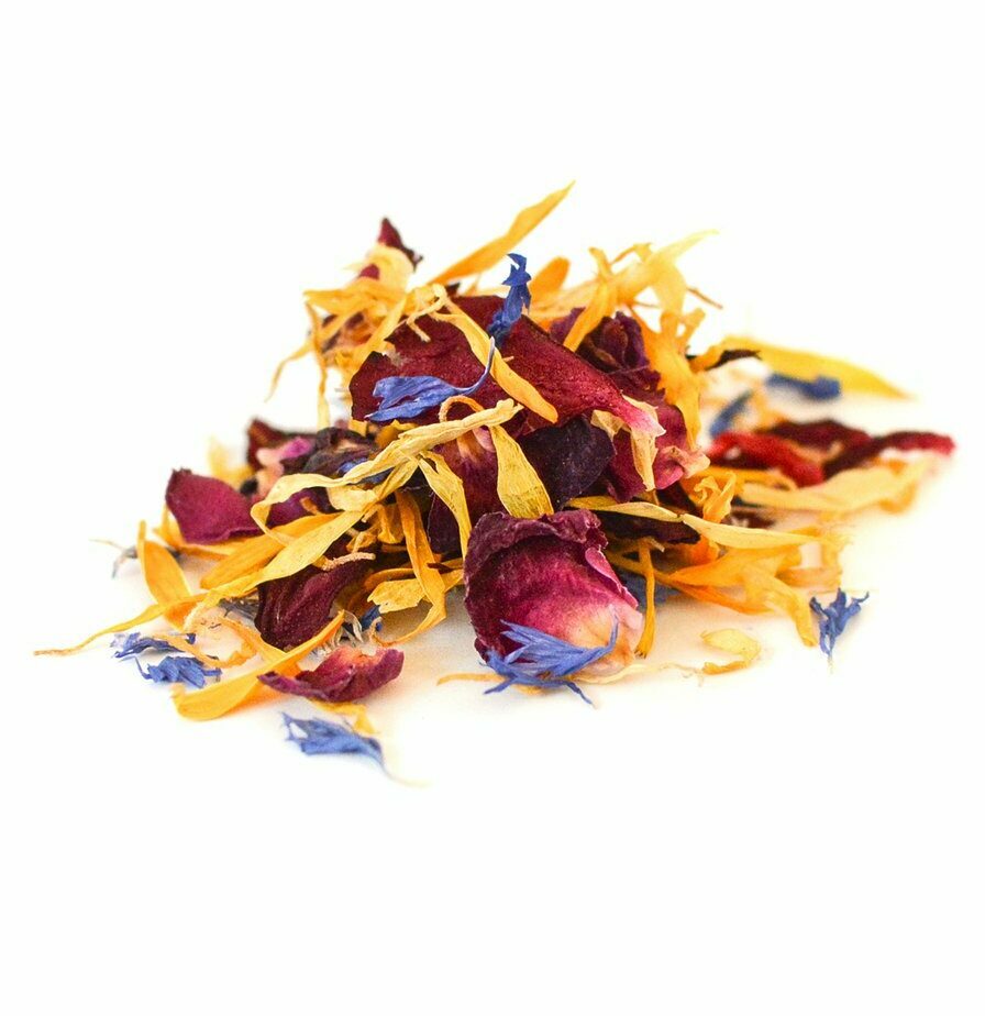 Petite ingredient edible dried flower mix Confetti