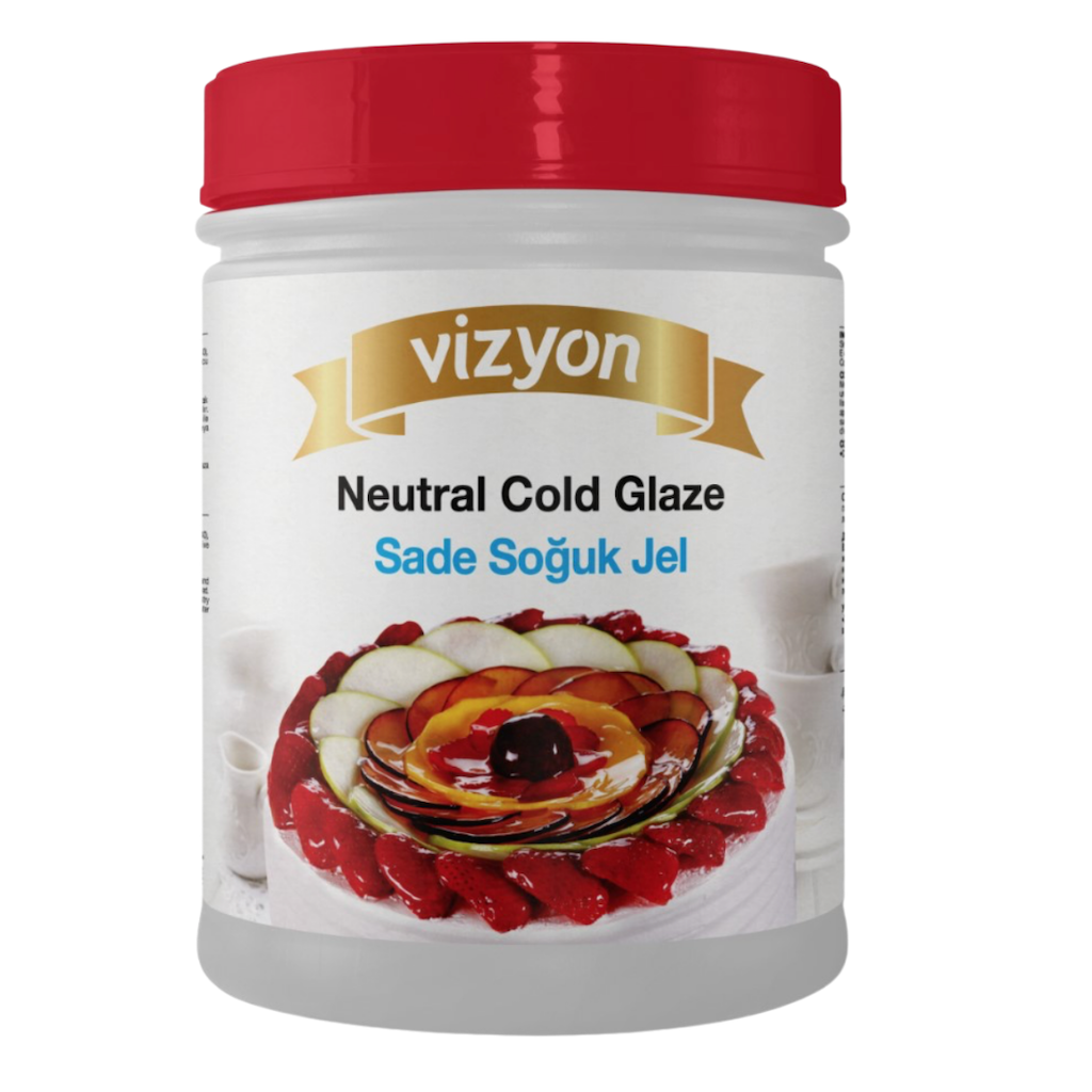 vizyon cold mirror glaze ready made neutral clear