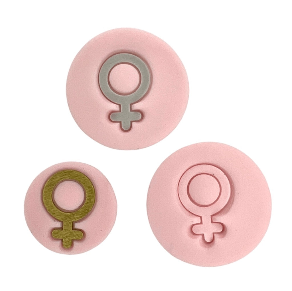 sucreglass cookie stamp fondant debosser baby shower gender reveal