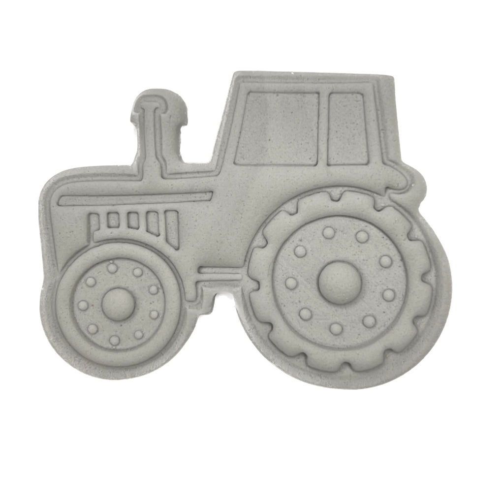 Plastic Cookie Cutter + Cookie Stamp - Tractor Cakers Paradise