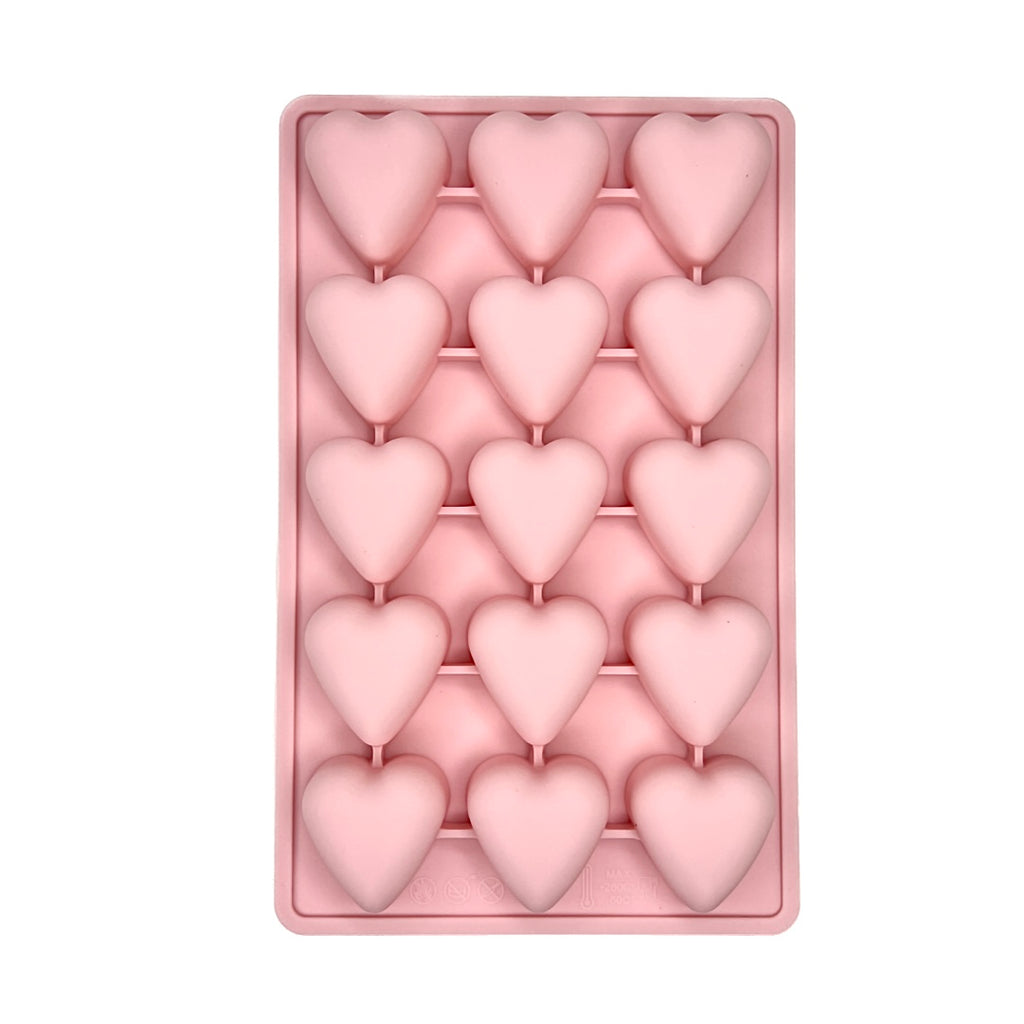 Simple Love Hearts Silicone Mould for Cake Decorating