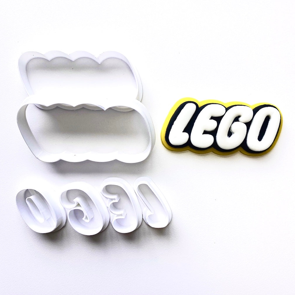 lego logo plastic cookie cutter