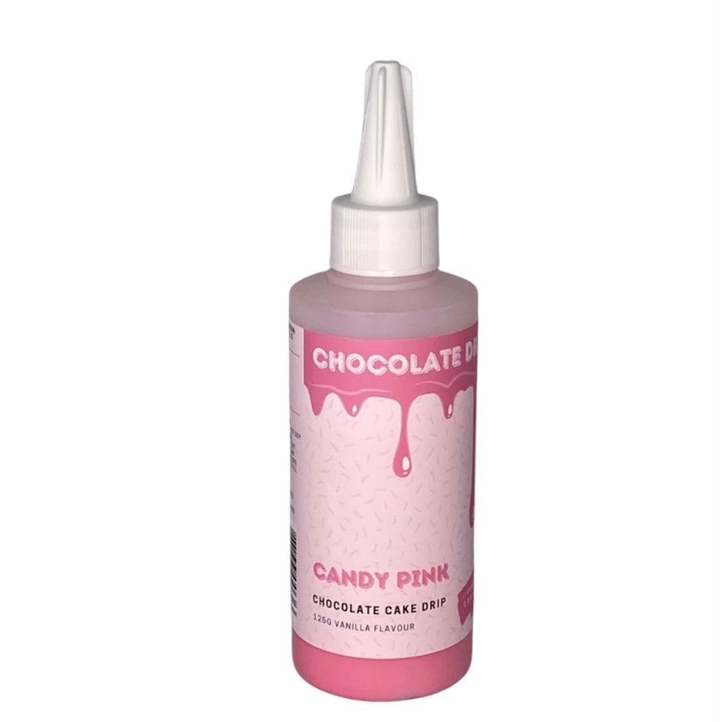 candy pink ready made chocolate drip 125g