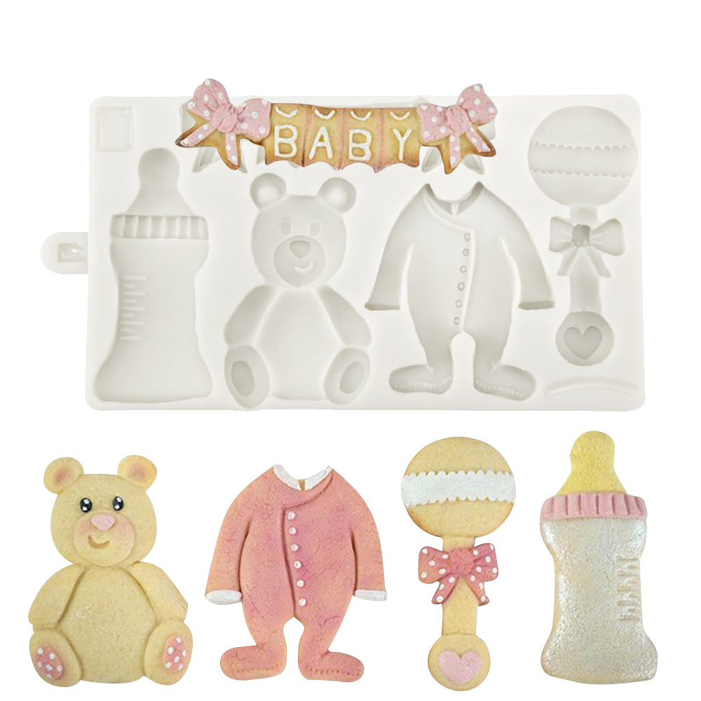 Baby Shower Decorations Silicone Mould