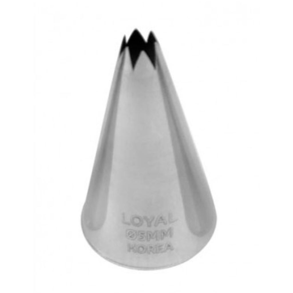 loyal 5mm star pastry piping nozzle tip