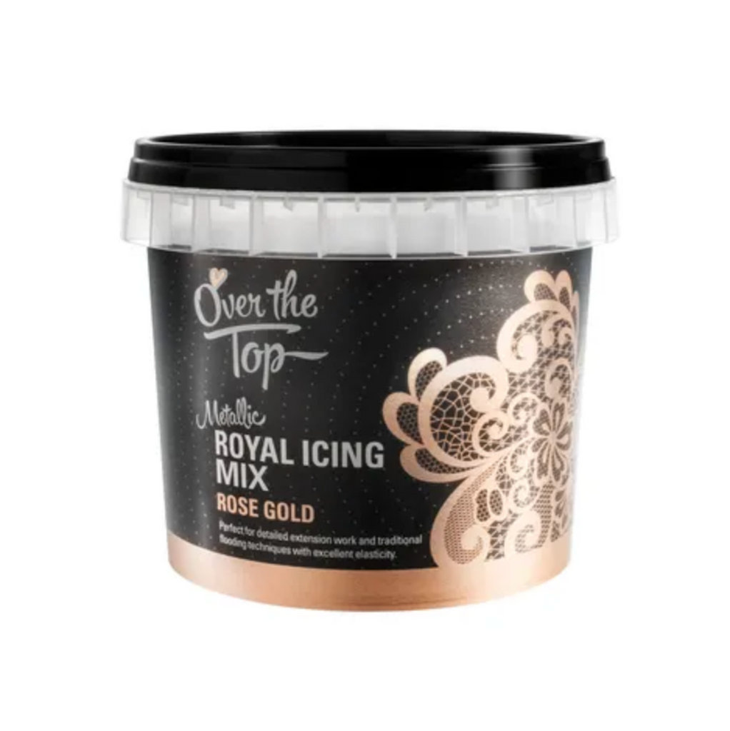 Over the Top Royal Icing Mix 150g - rose gold