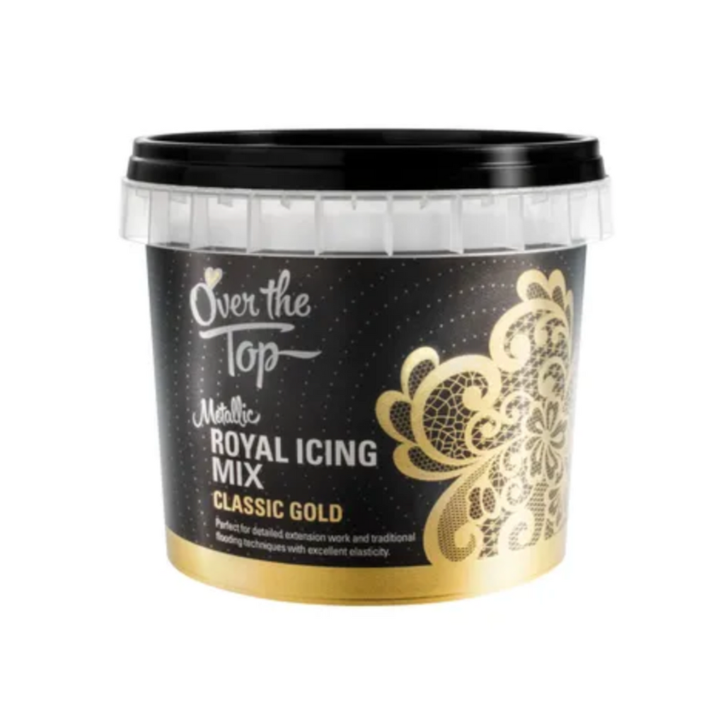 Over the Top Royal Icing Mix 150g - classic gold