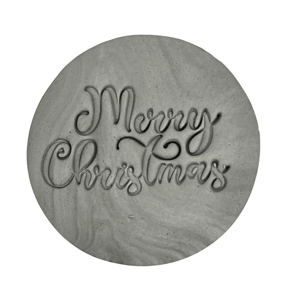 Cookie Fondant Embosser - Merry Christmas 