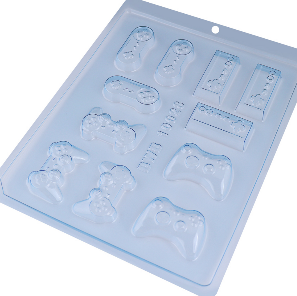 Plastic 3 Piece Chocolate Mould -  Game Controllers