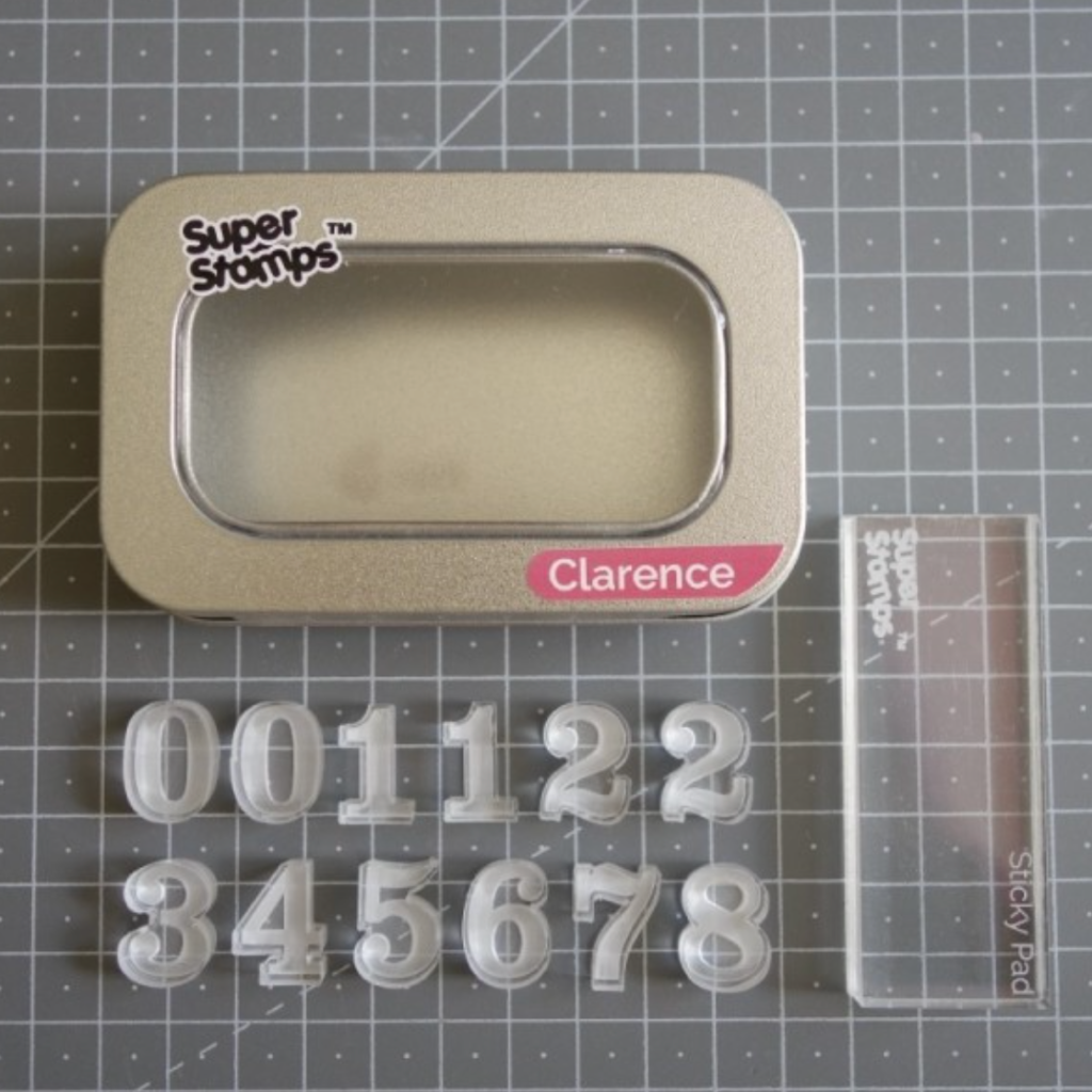 Fondant Number Super Stamps by Sucreglass - Clarence