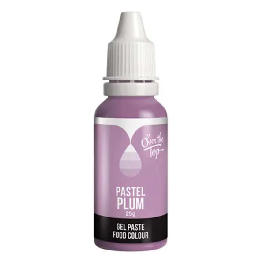 Over the Top Pastel Gel Food Colouring 25g - Plum