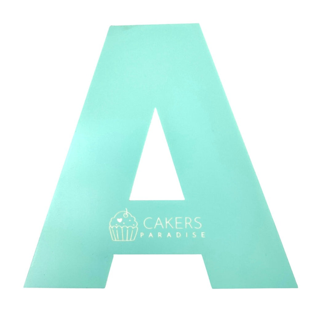 Acrylic Cookie Cake Templates - Alphabet Letter A Cakers Paradise