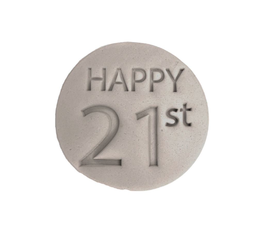 Cookie Fondant Embosser - Happy 21st