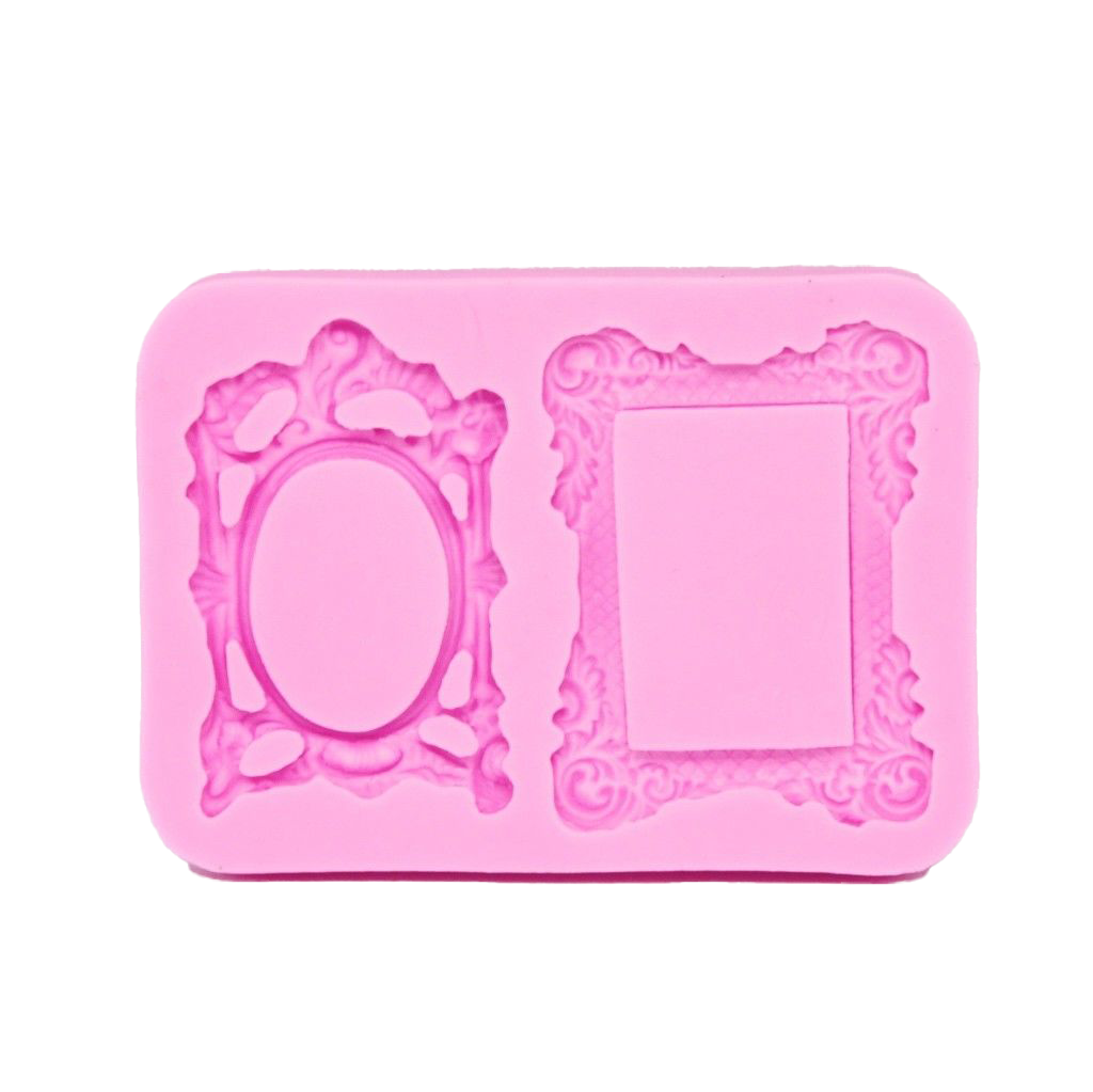 Vintage Frames Silicone Mould for Cake Decorating Cakers Paradise