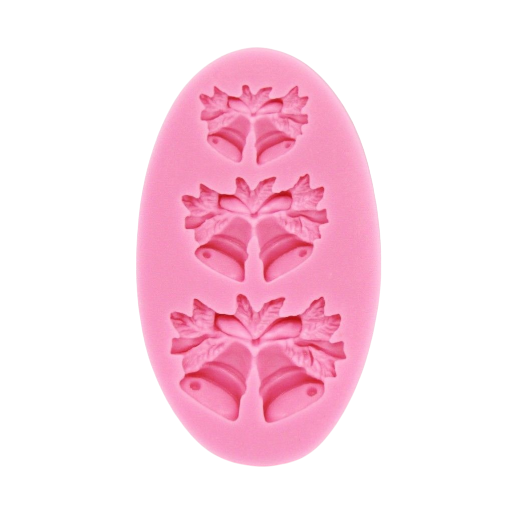 Christmas bells silicone mould