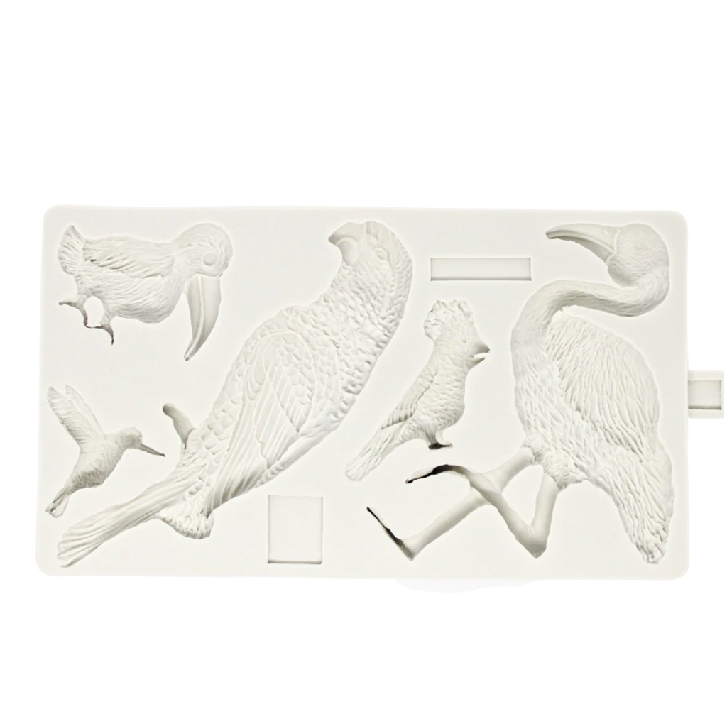 Large Tropical Birds Silicone Mould