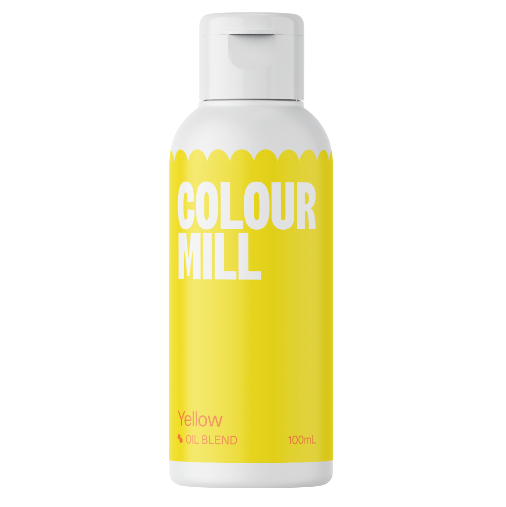 Colour mill oil based food colouring - yellow 100ml