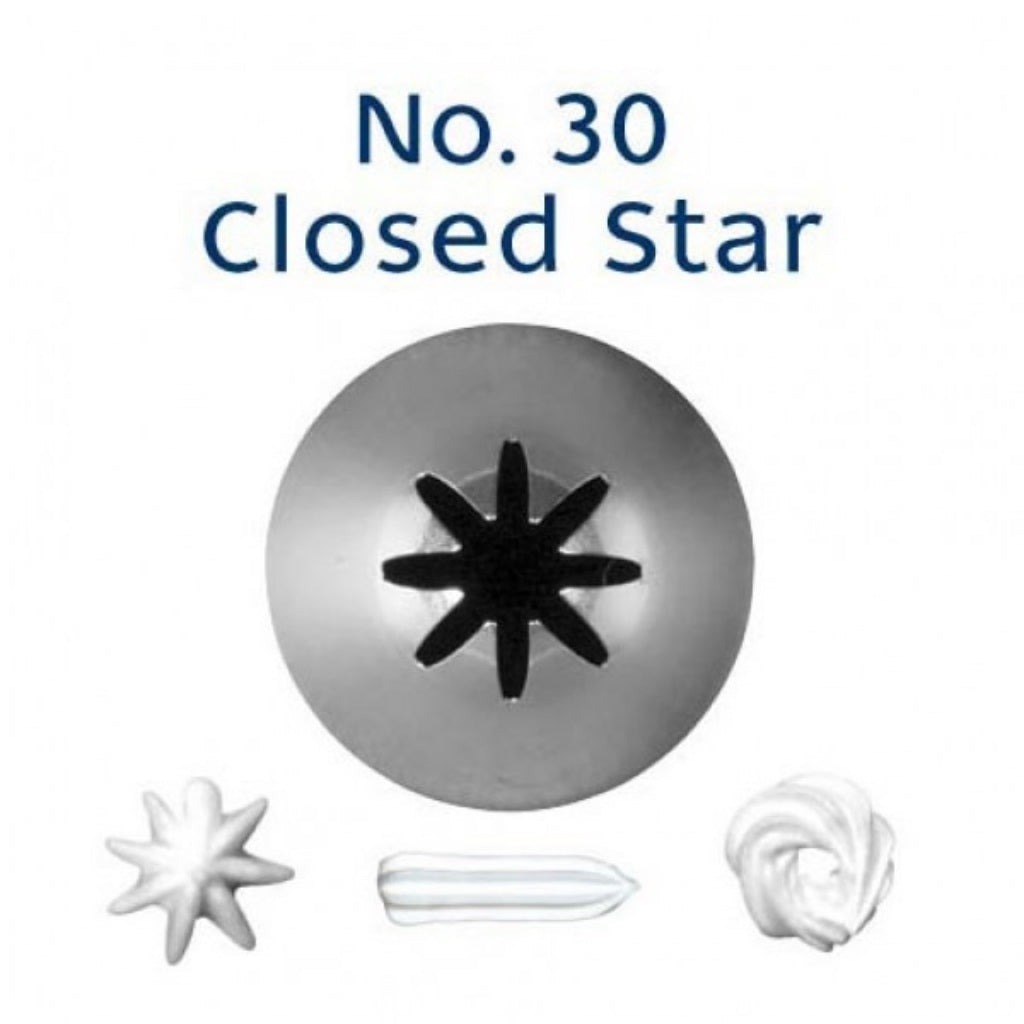 closed star 30 piping nozzle loyal piping tip