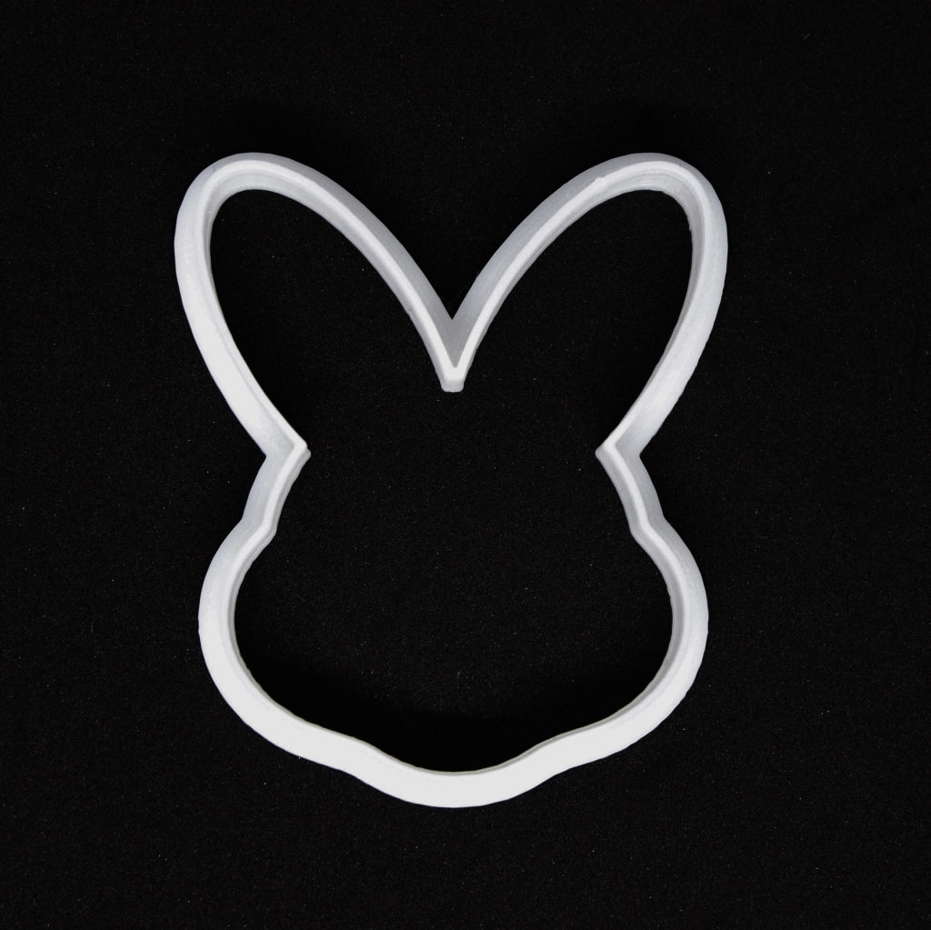 easter bunny head plastic cookie cutter