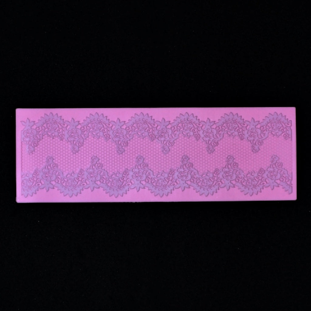 lace mat honeycomb border