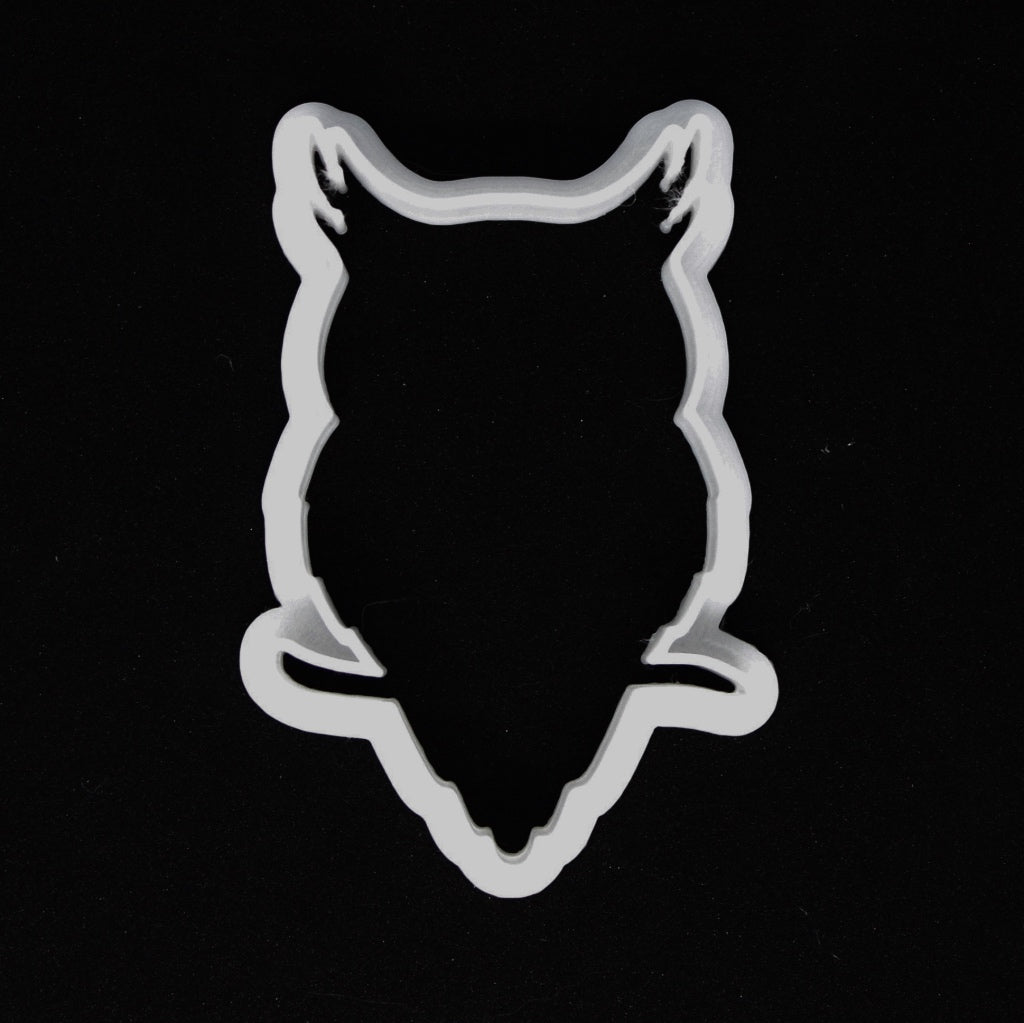 owl on the branch plastic cookie cutter