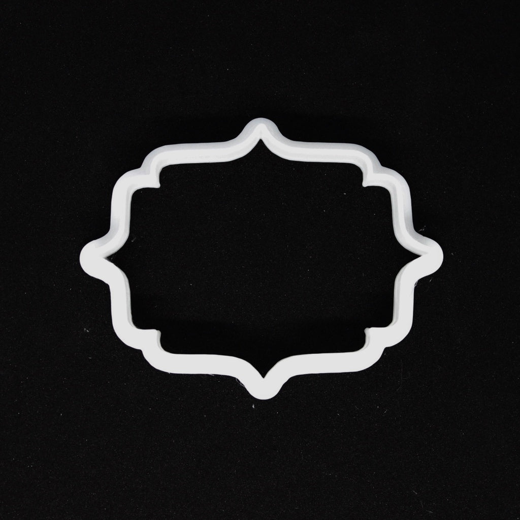 plaque frame plastic cookie cutter