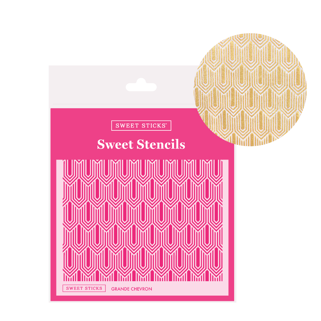 Sweet Sticks Sweet Stencil - Grande Chevron
