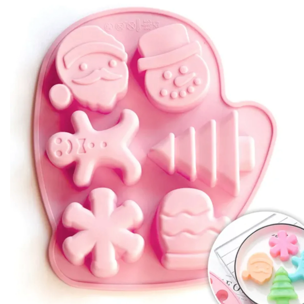 christmas decorations silicone mould cakers paradise