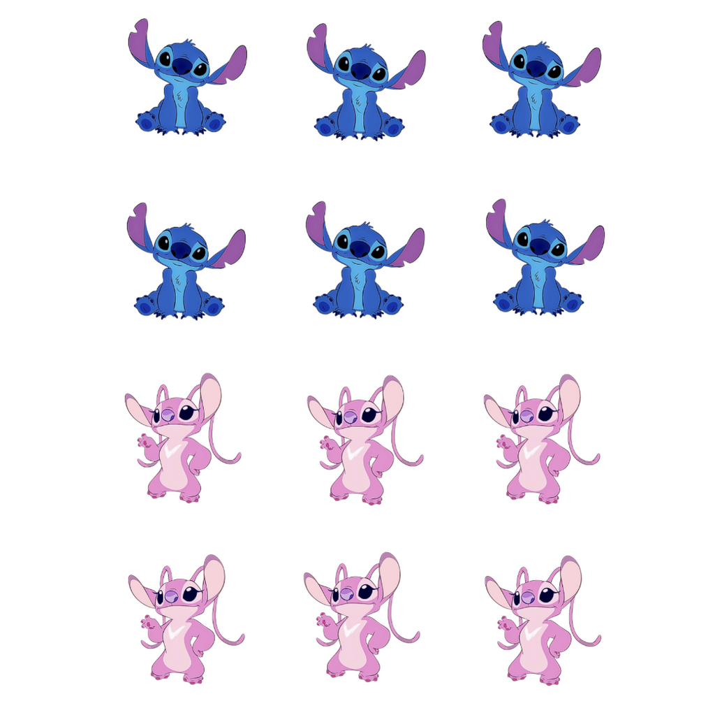 2.5" Cupcake Edible Icing Image - Tropical Island Friends