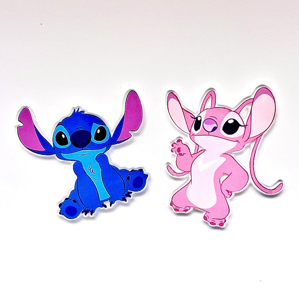 Acrylic Cupcake Topper Charms - Tropical Friends 6pc