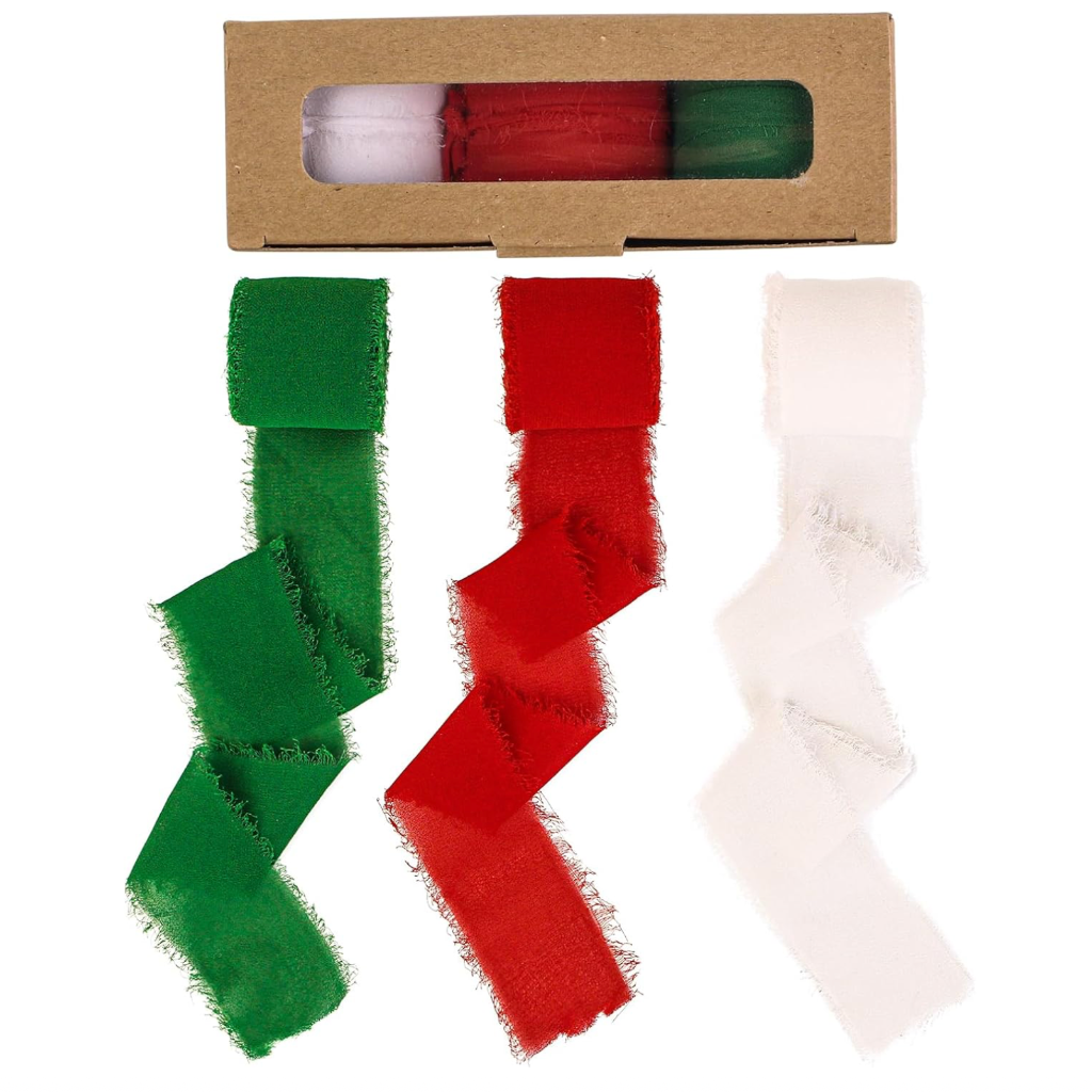 Christmas Chiffon Ribbon Set