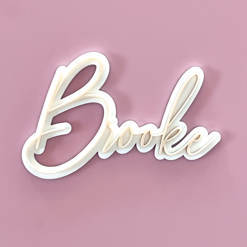 Acrylic Birthday Cake Fropper - Custom Name | Cakers Paradise – Cakers ...