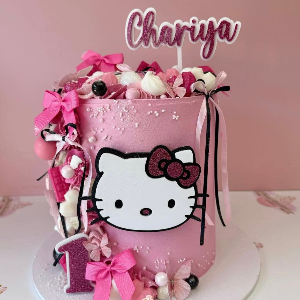 Acrylic Birthday Cake Fropper + Topper - Kitten | Cakers Paradise ...
