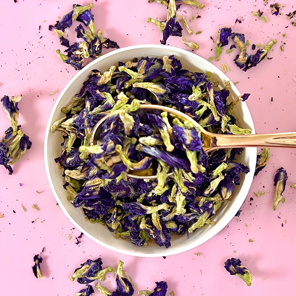 Dried Edible Flowers 20g - Purple Pea Flower