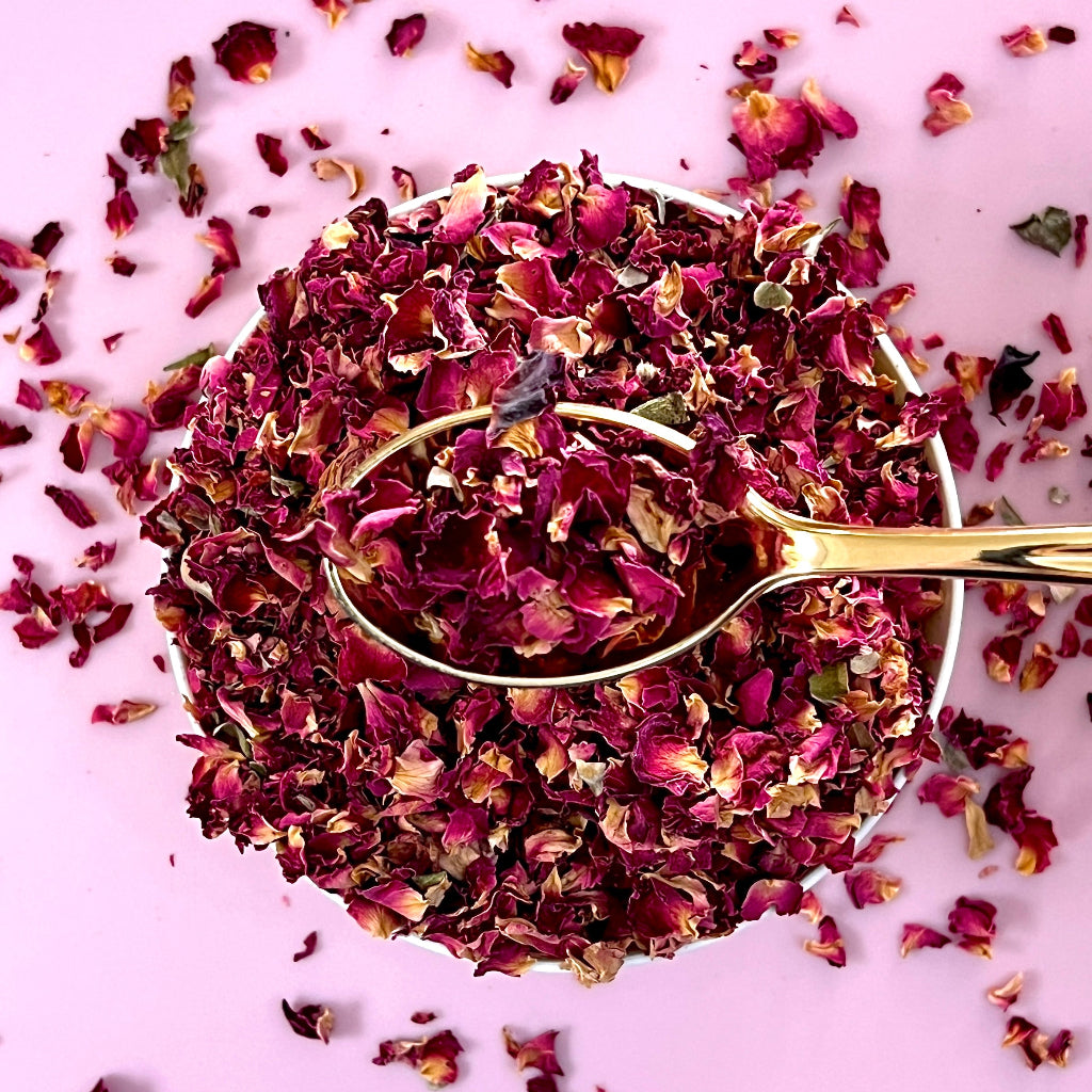 Dried Edible Flowers 20g Rose Petals Red