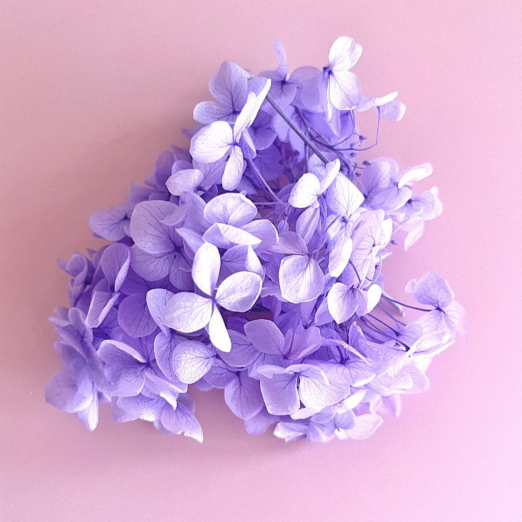 Dried Flowers for Cake Toppers - Hydrangeas Lavender