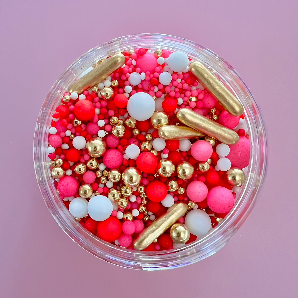 Dry Raspberry Sprinkles Edible Sprinkles 100g - Custom Mix Made to Order | Cakers Paradise ...