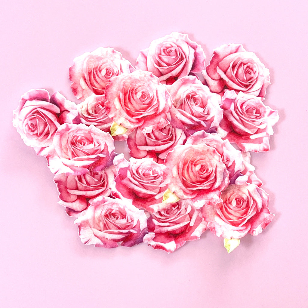 Edible Wafer Cupcake Toppers Bows - Roses | Cakers Paradise – Cakers ...