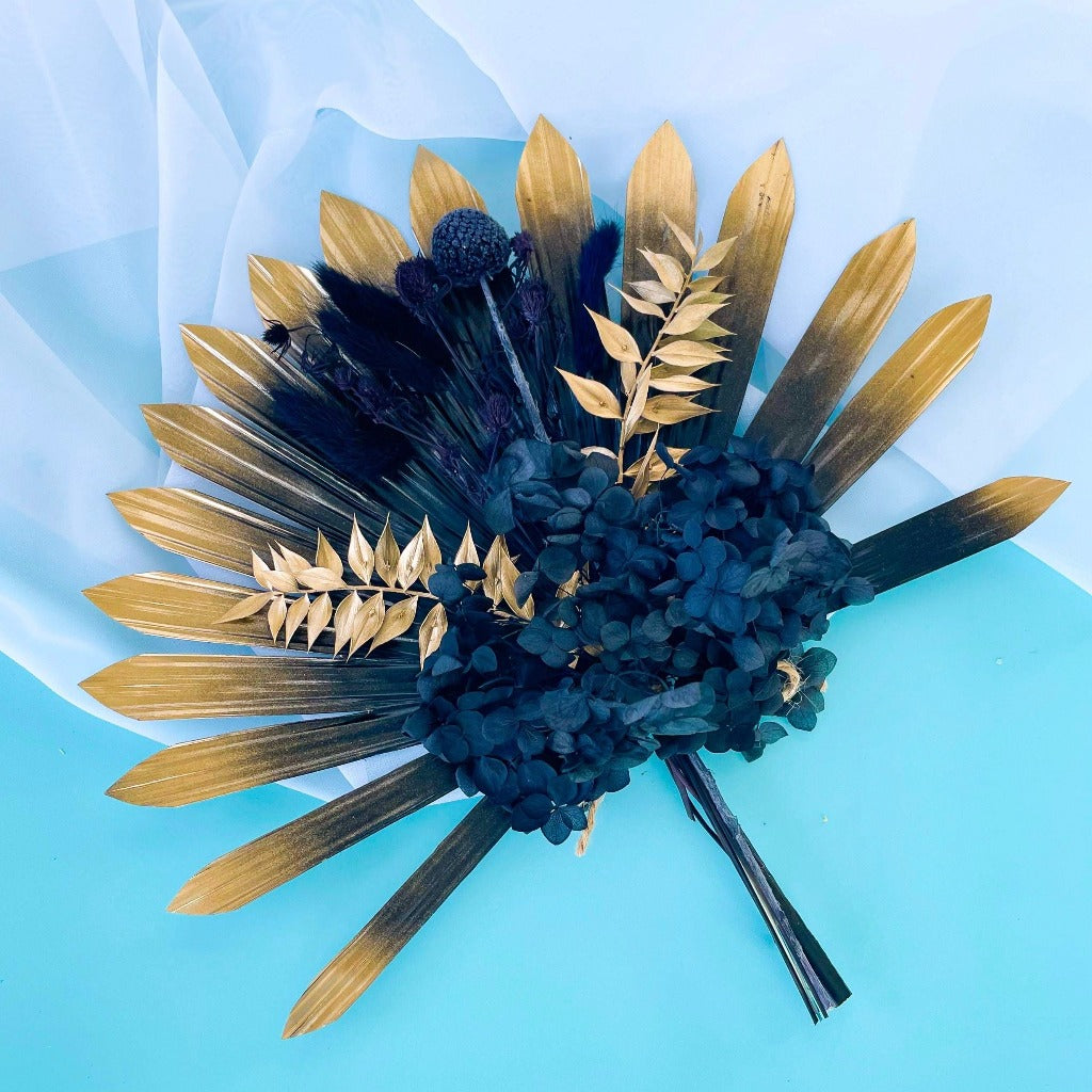 Dried Sun Palm Arrangement for Cake Toppers - Great Gatsby