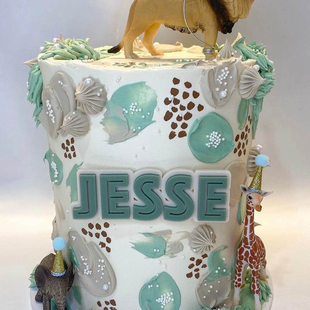 Custom Cake Topper Set - Safari Animals