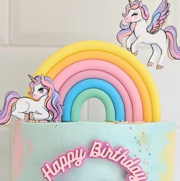 Acrylic Rainbow Cake Topper Guide