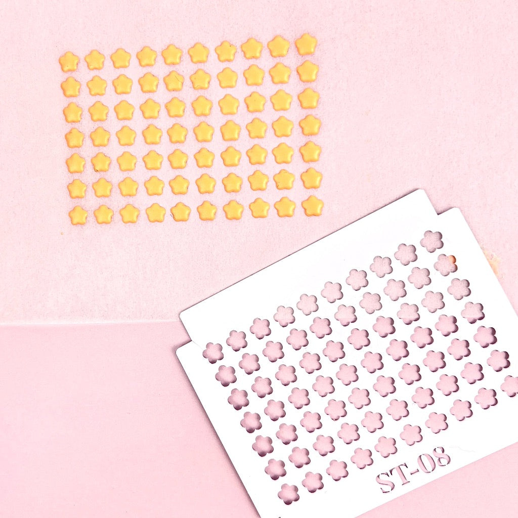 Make Your Own Sprinkles Stencil - Flowers