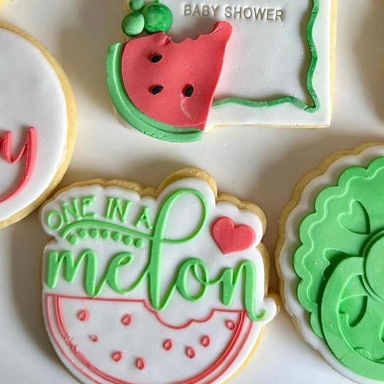 Cookie Stamp + Cookie Cutter - One in a Melon