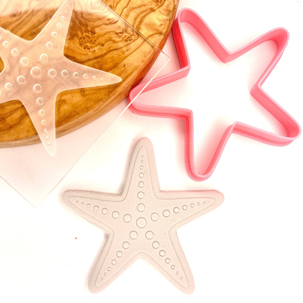 Cookie Cutter + Cookie Stamp - Starfish